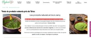 Salon de coiffure à Jarny vous propose la vente de soins capillaires végétaux